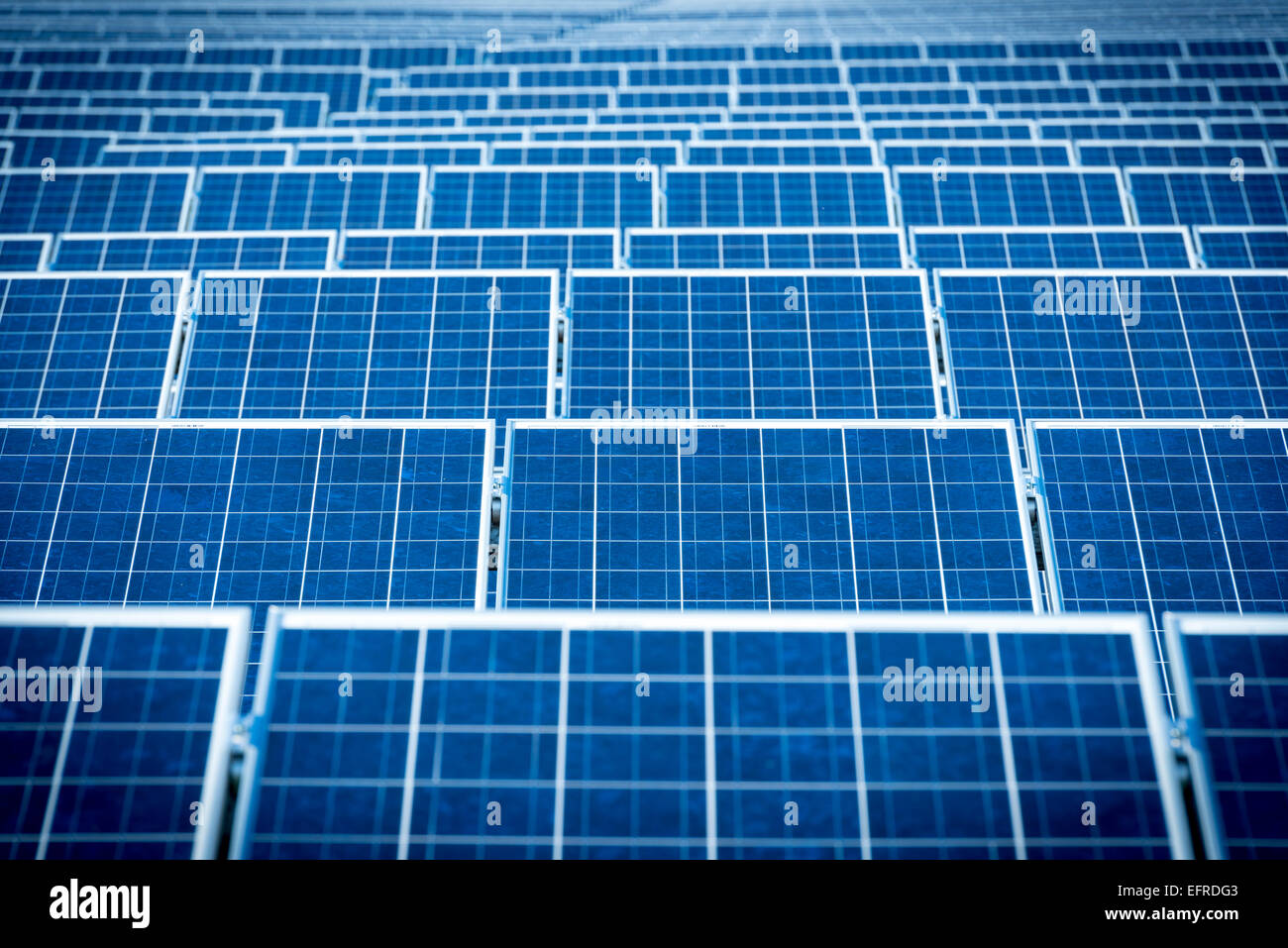 Photovoltaic Solar Panels For Renewable Electrical Energy Production ...