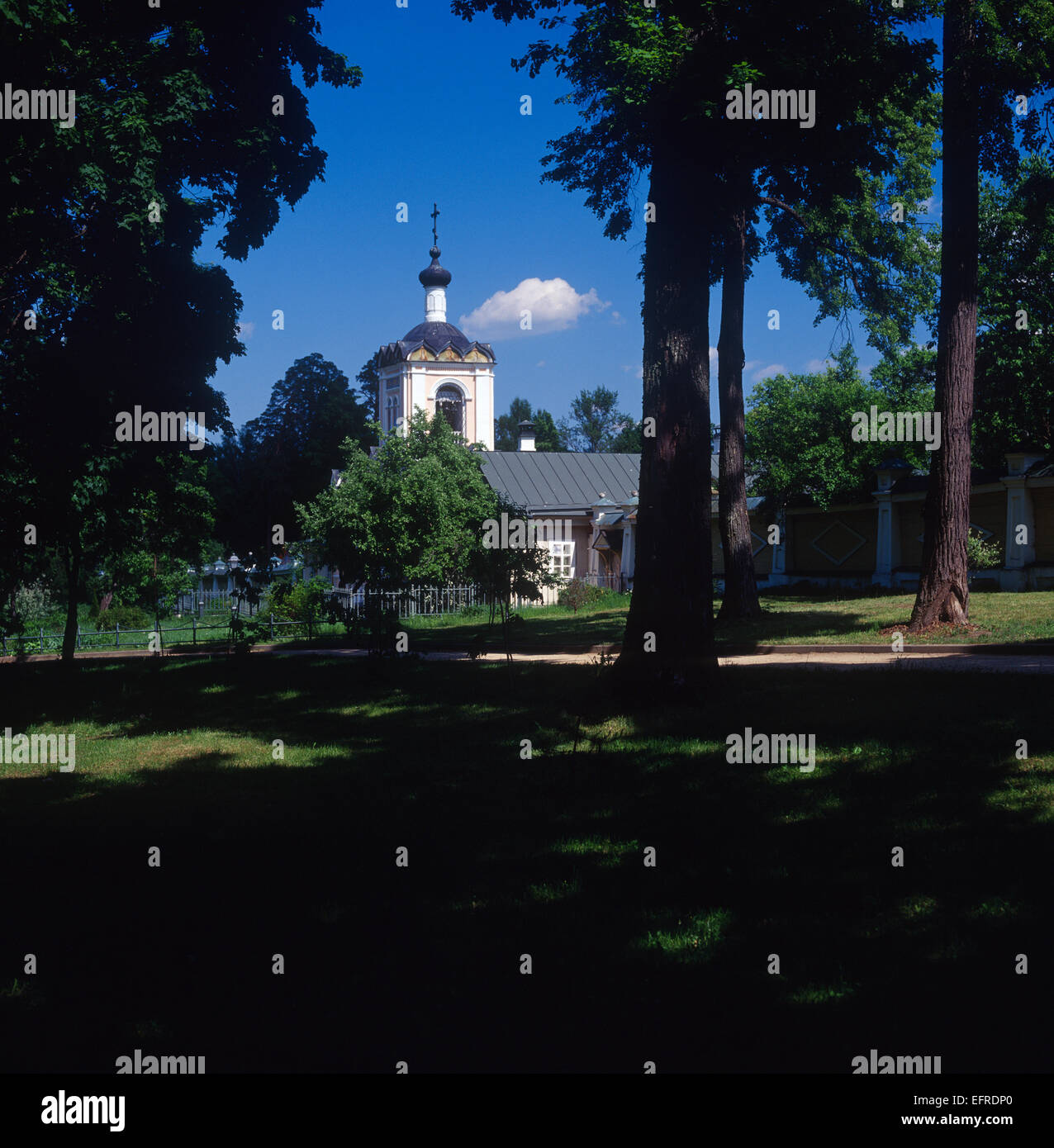 John the Precursor skete in Optino Stock Photo
