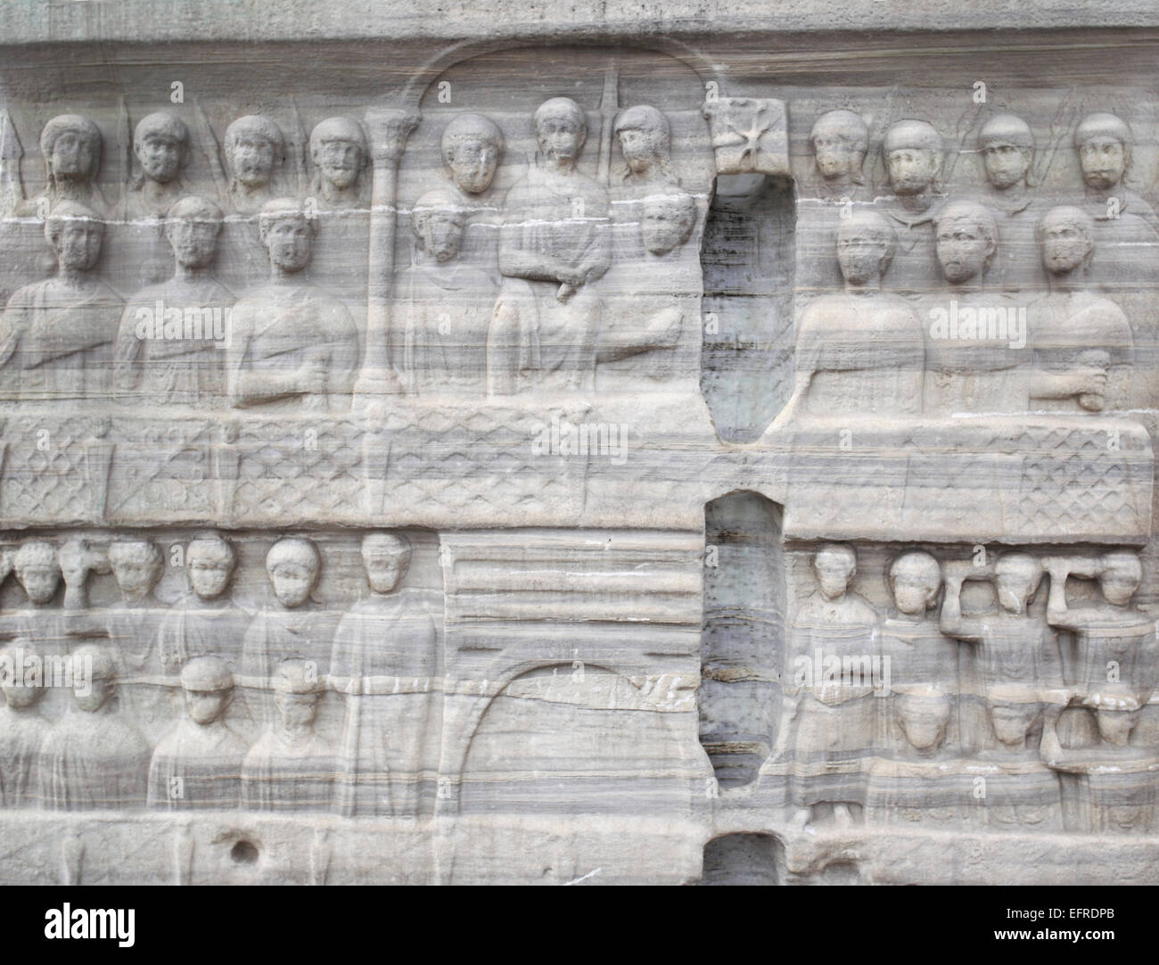 Hippodrome, column of Theodosius (390), Istanbul, Turkey Stock Photo