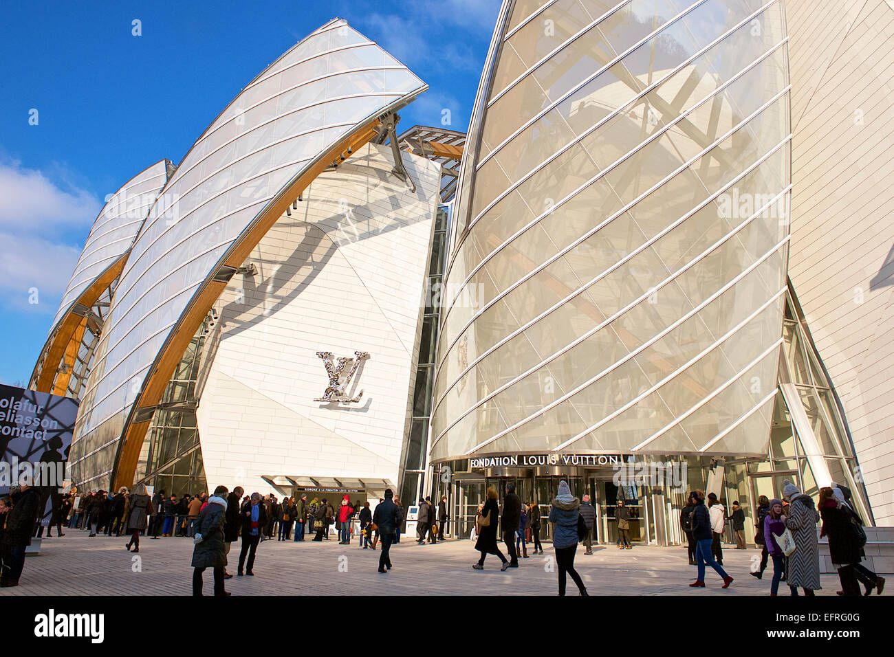 The Fondation Louis Vuitton Museum in Paris Editorial Photo - Image of  design, modern: 81108836