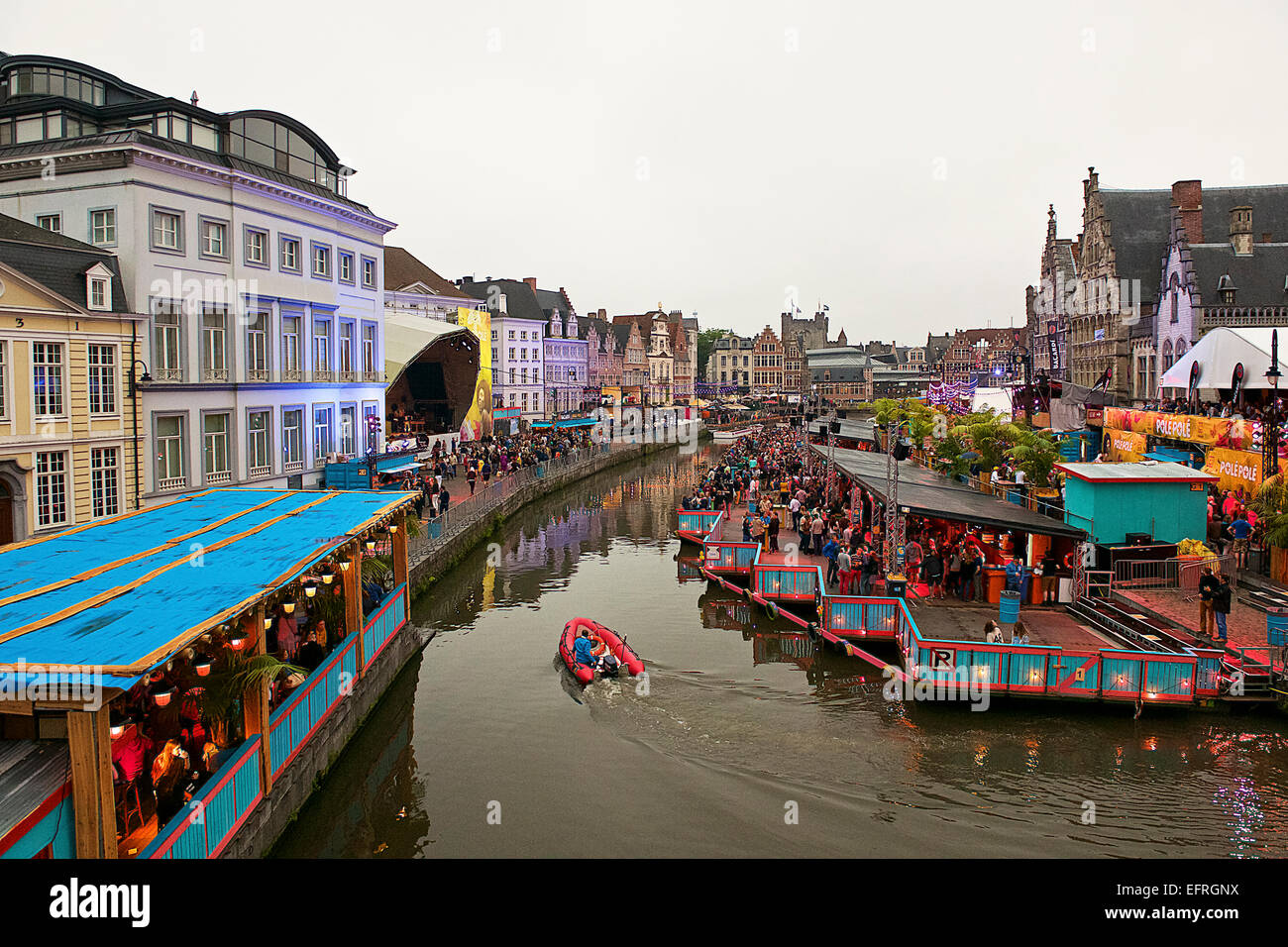 Ghent Music Festival, Ghent, Belgium Stock Photo