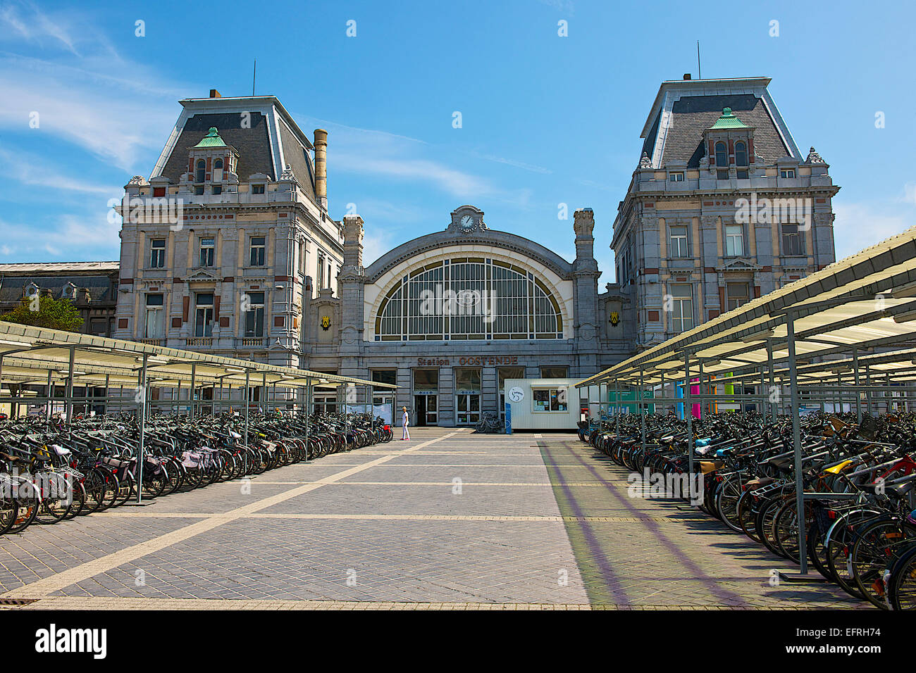 Oostende Railway Station Ostend Belgium Stock Photo Alamy