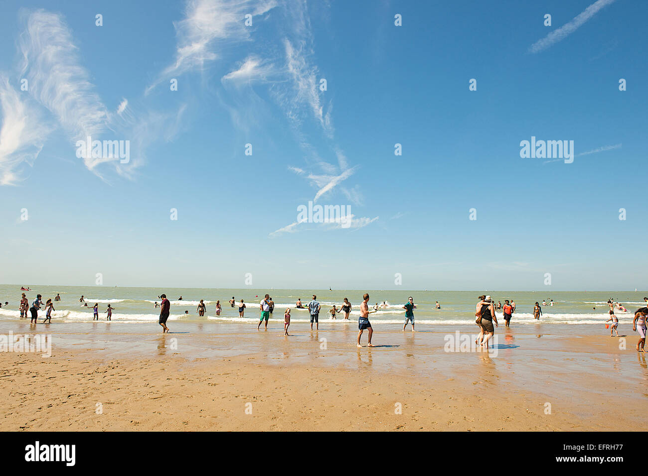 Ostend Beach, Ostend, Belgium Stock Photo - Alamy