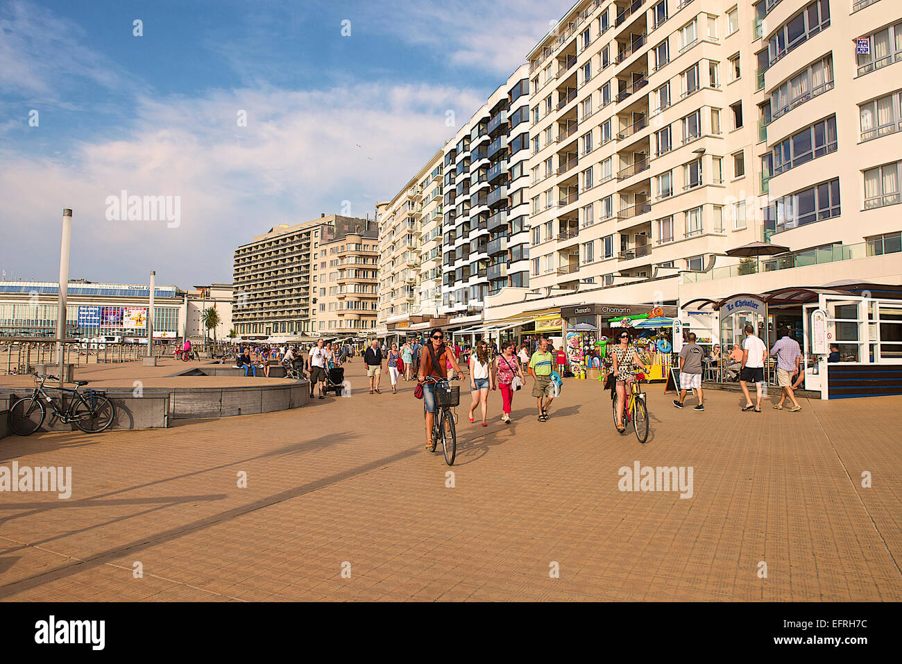 Buildings of Ostend, Belgium Stock Photo Alamy