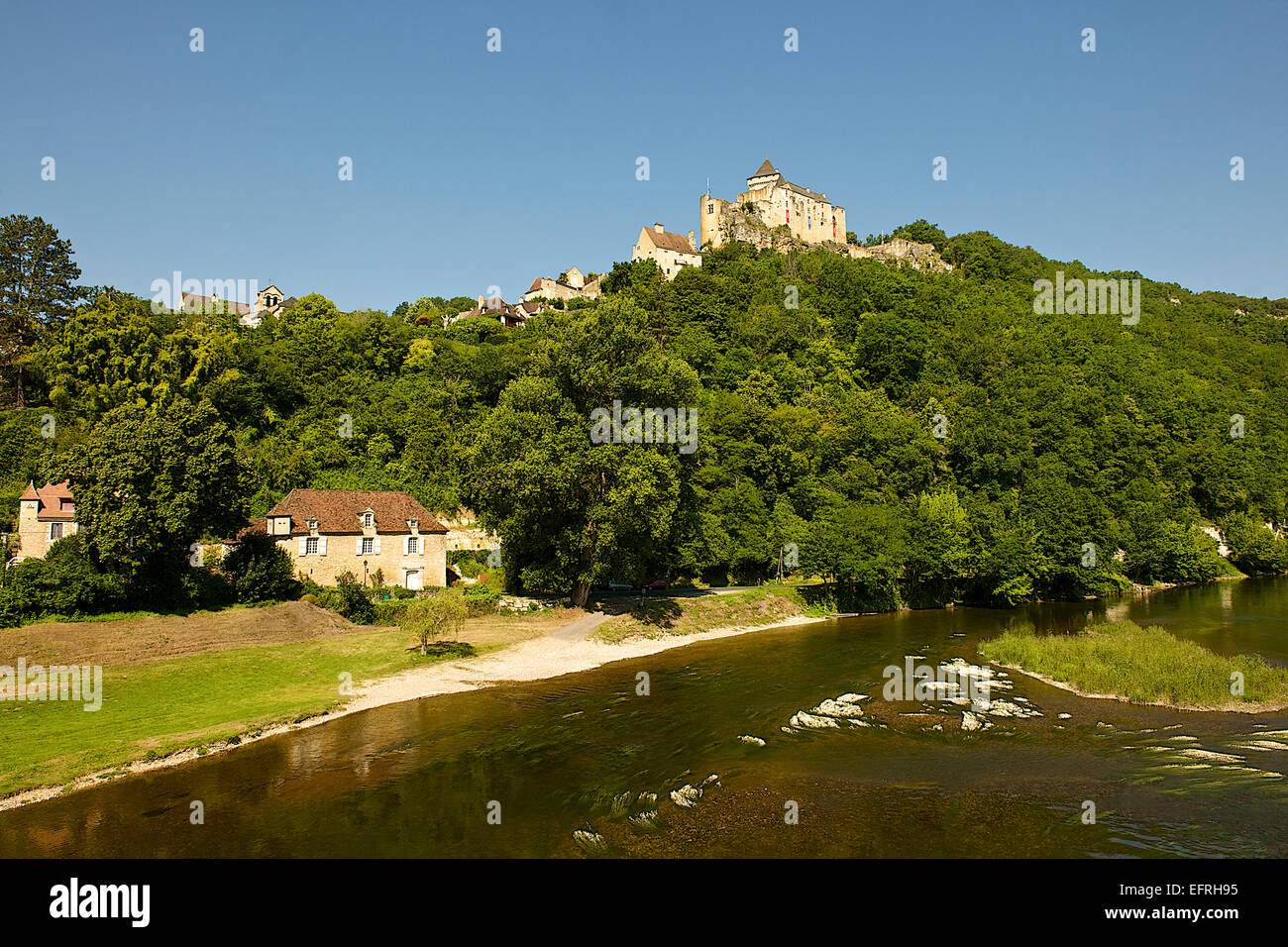 Castelnau Castle, Castelnaud-la-Chapelle, France Stock Photo