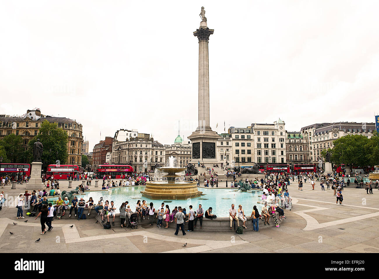 Trafalgar Square, London, UK Stock Photo