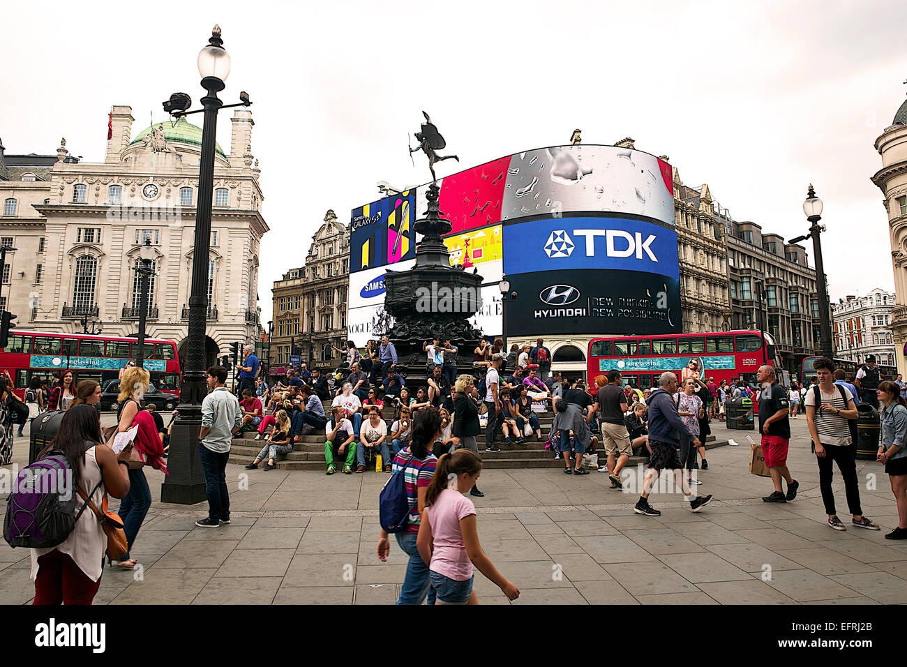 Piccadilly Circus, London, UK Stock Photo