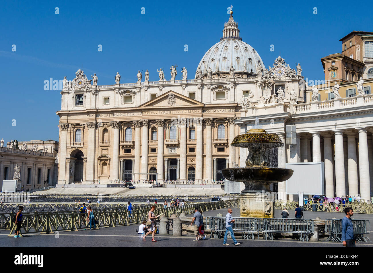 Saint Peter's Basilica, Vatican Stock Photo