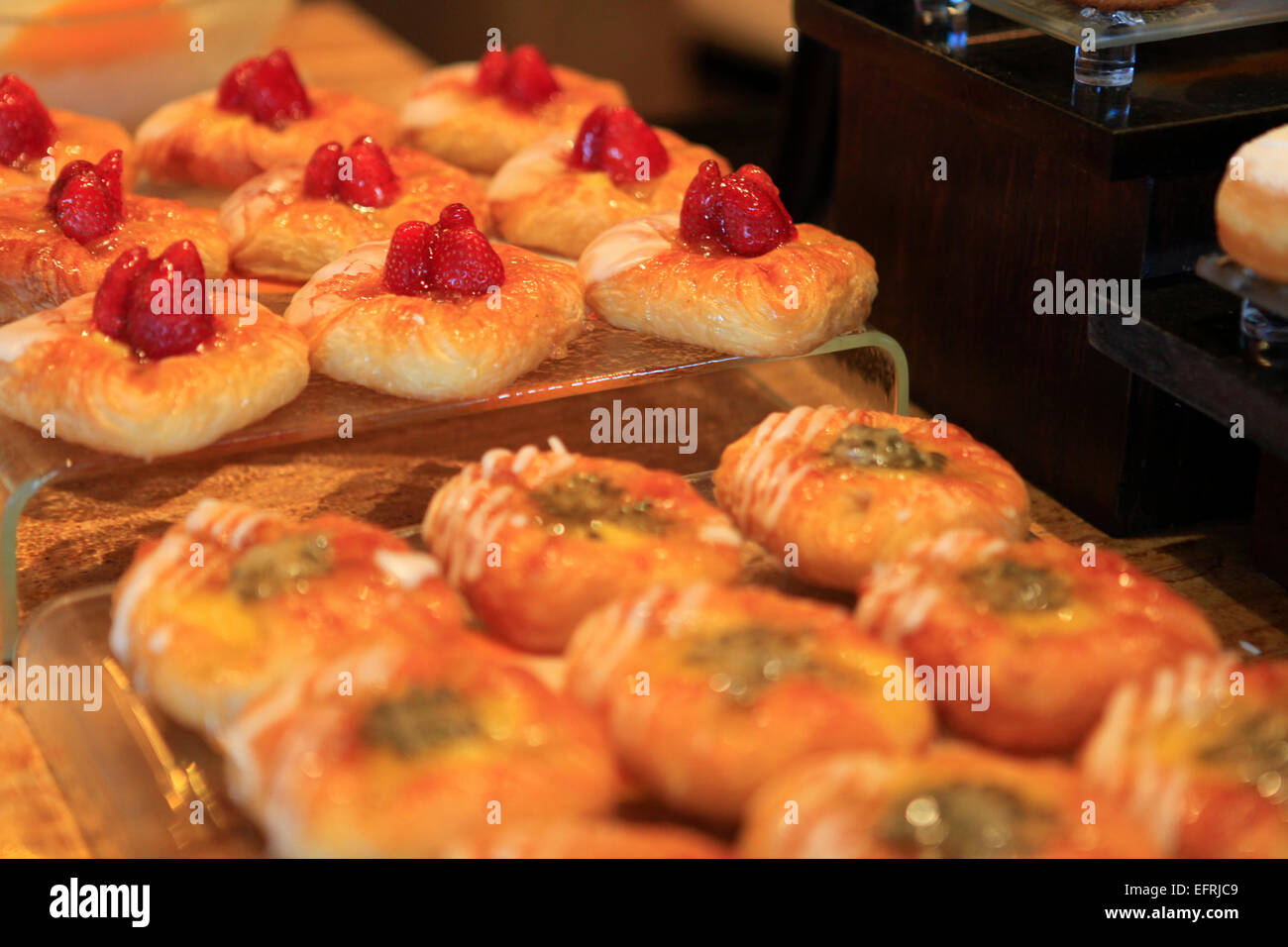 Danish pastries for sale Stock Photo Alamy