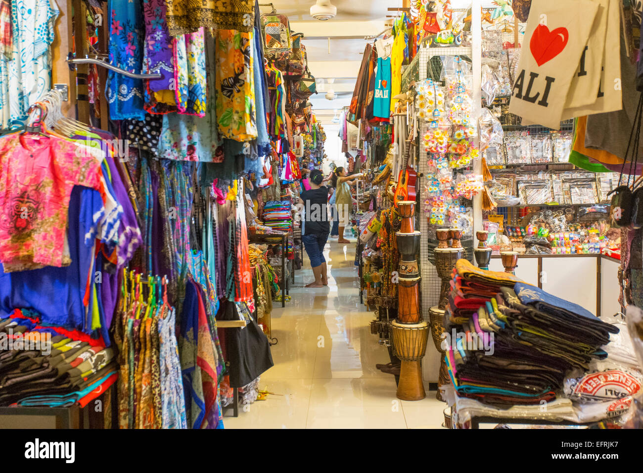 Souvenir shop in Ubud, Bali, Indonesia Stock Photo