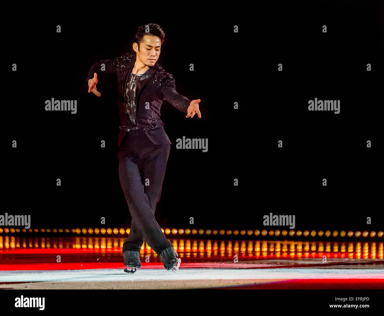 Zurich, Switzerland. 8th Feb, 2015. Daisuke Takahashi Figure SKating