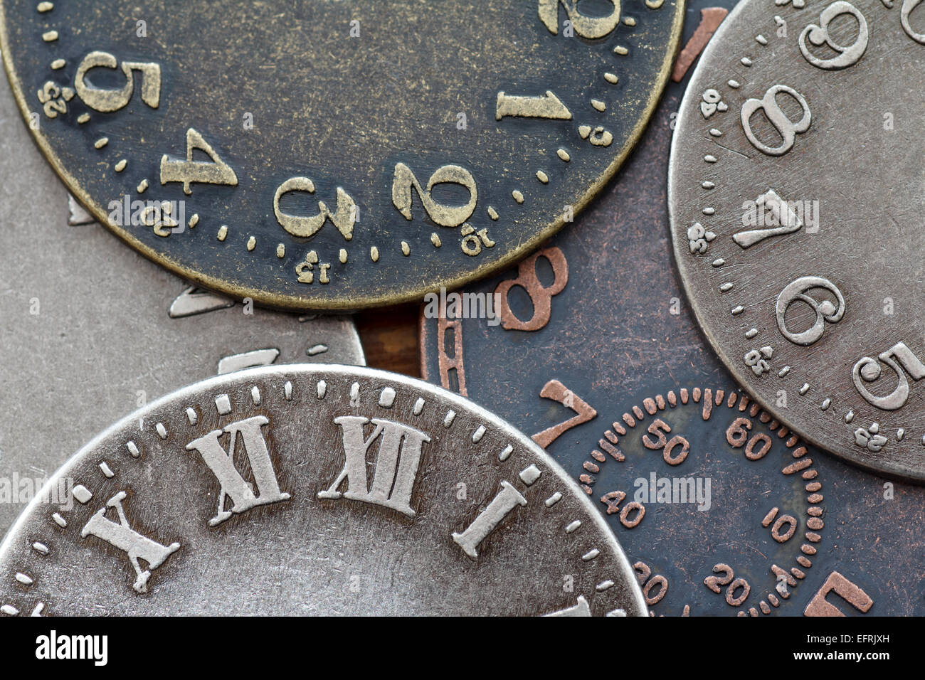 Antique watch faces Stock Photo Alamy