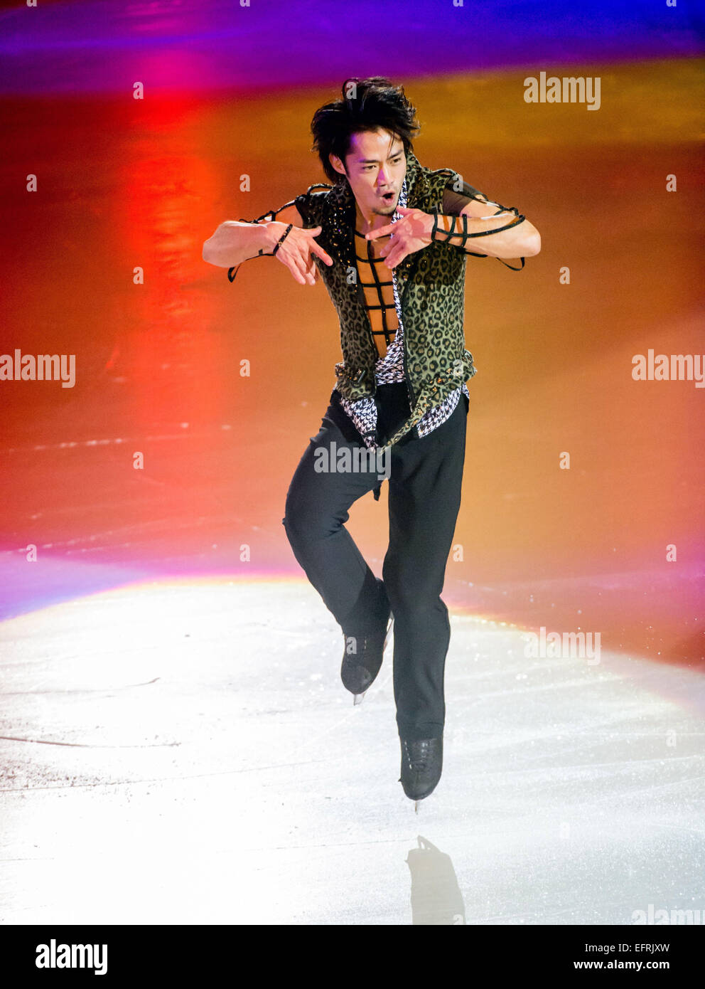 Zurich, Switzerland. 8th Feb, 2015. Daisuke Takahashi Figure SKating