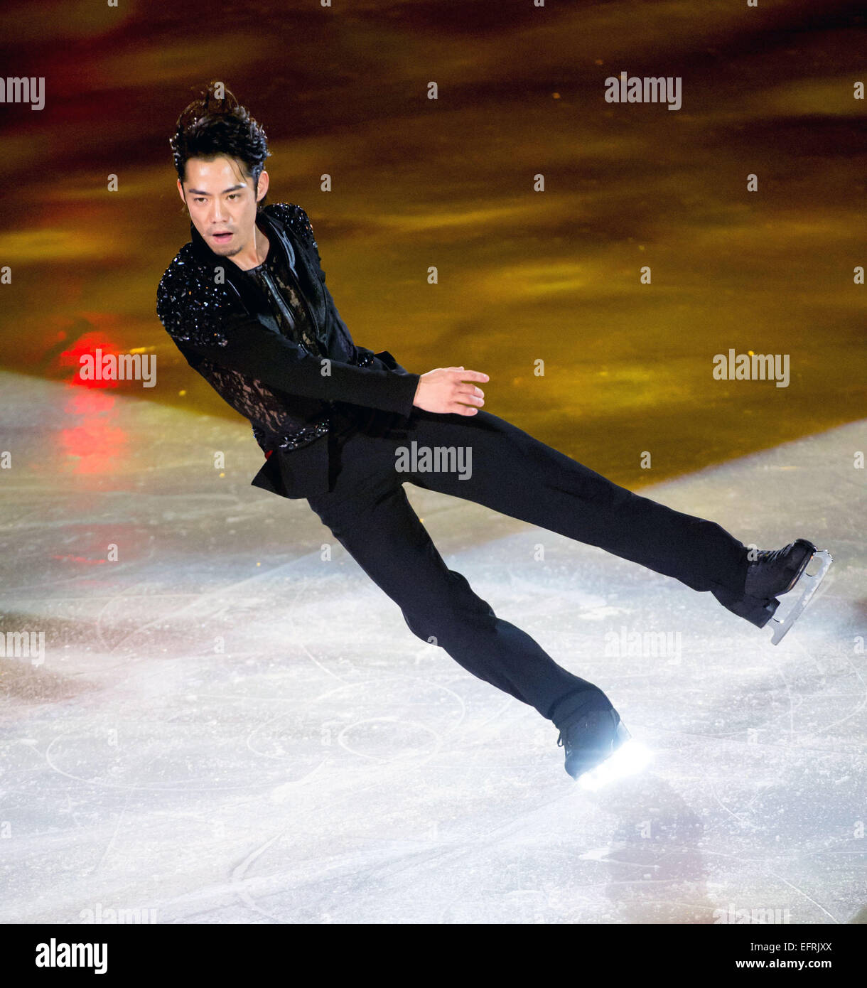 Zurich, Switzerland. 8th Feb, 2015. Daisuke Takahashi Figure SKating