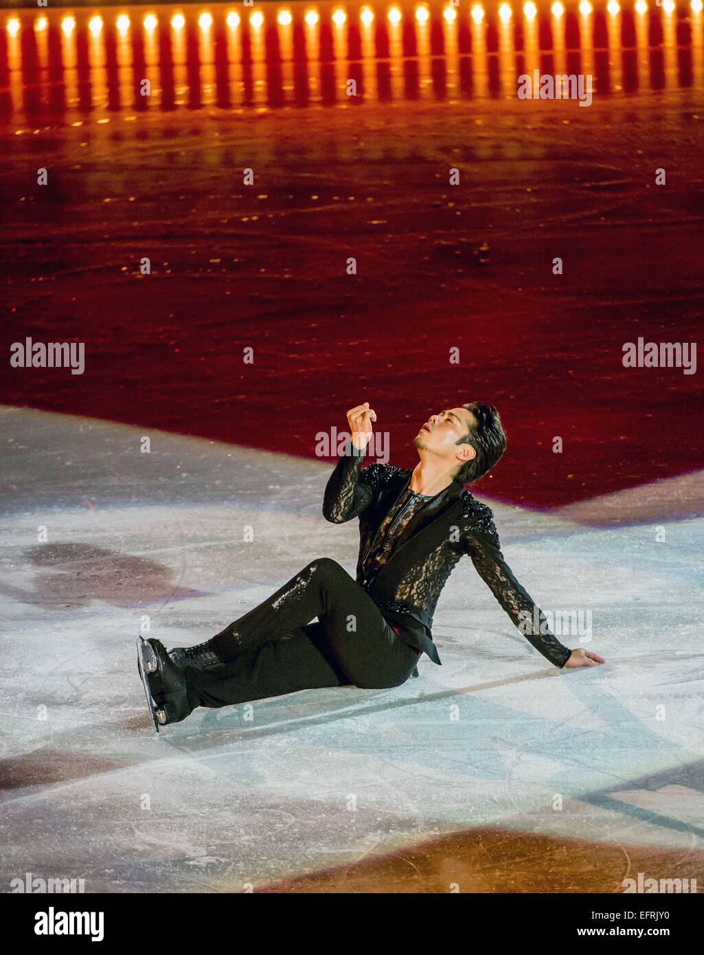 Zurich, Switzerland. 8th Feb, 2015. Daisuke Takahashi Figure SKating