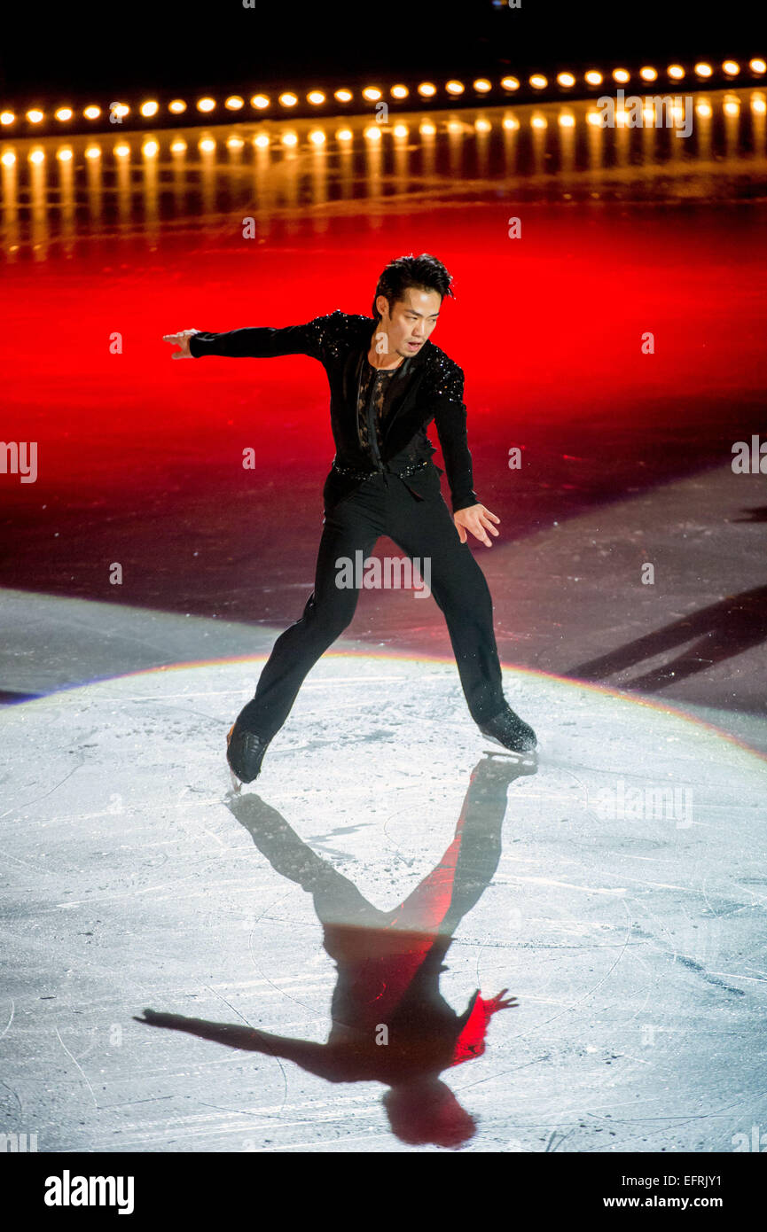 Zurich, Switzerland. 8th Feb, 2015. Daisuke Takahashi Figure SKating