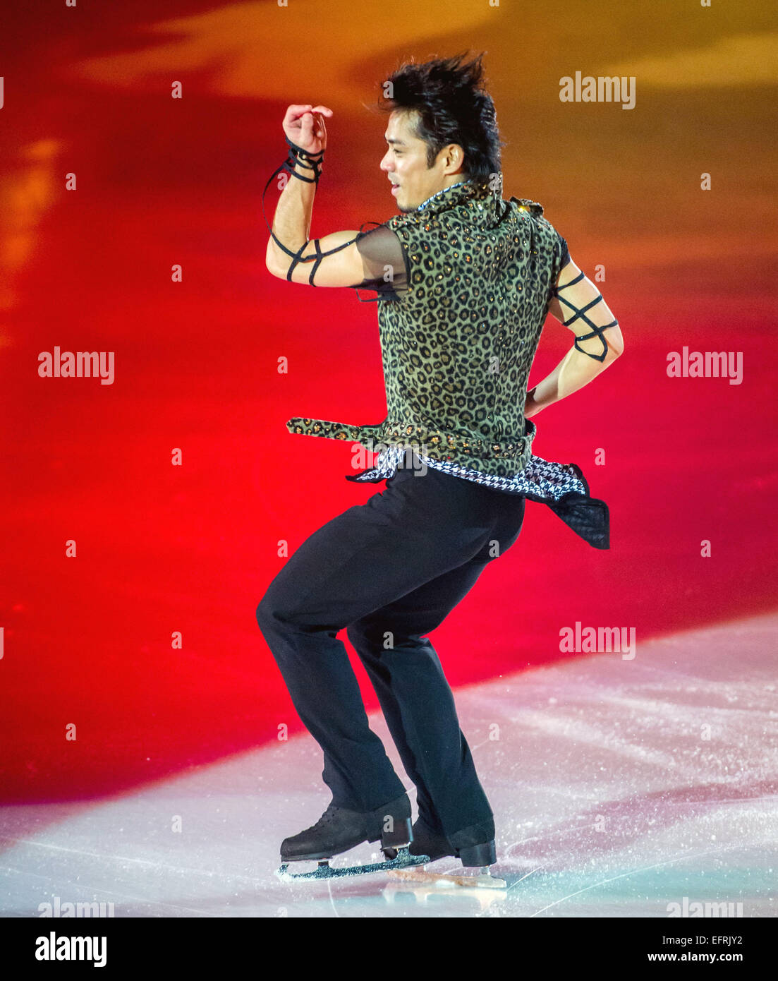 Zurich, Switzerland. 8th Feb, 2015. Daisuke Takahashi Figure SKating