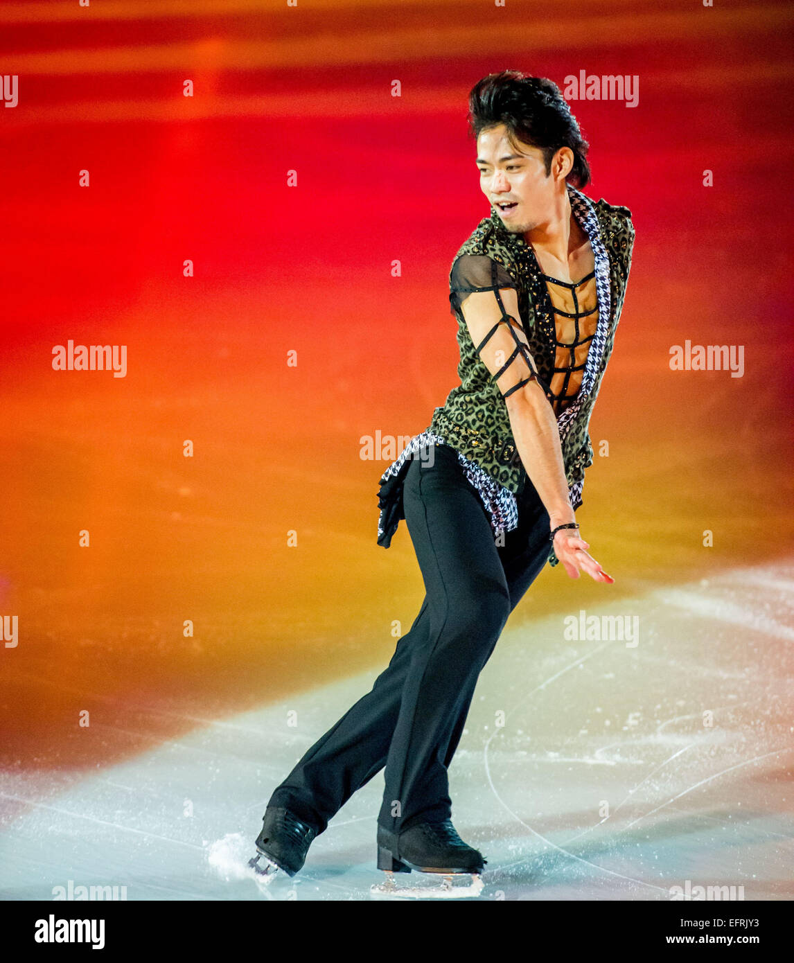 Zurich, Switzerland. 8th Feb, 2015. Daisuke Takahashi Figure SKating