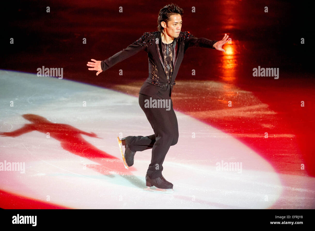 Zurich, Switzerland. 8th Feb, 2015. Daisuke Takahashi Figure SKating