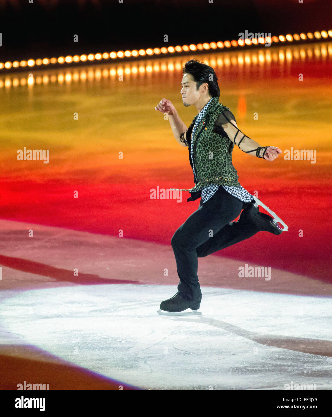 Zurich, Switzerland. 8th Feb, 2015. Daisuke Takahashi Figure SKating