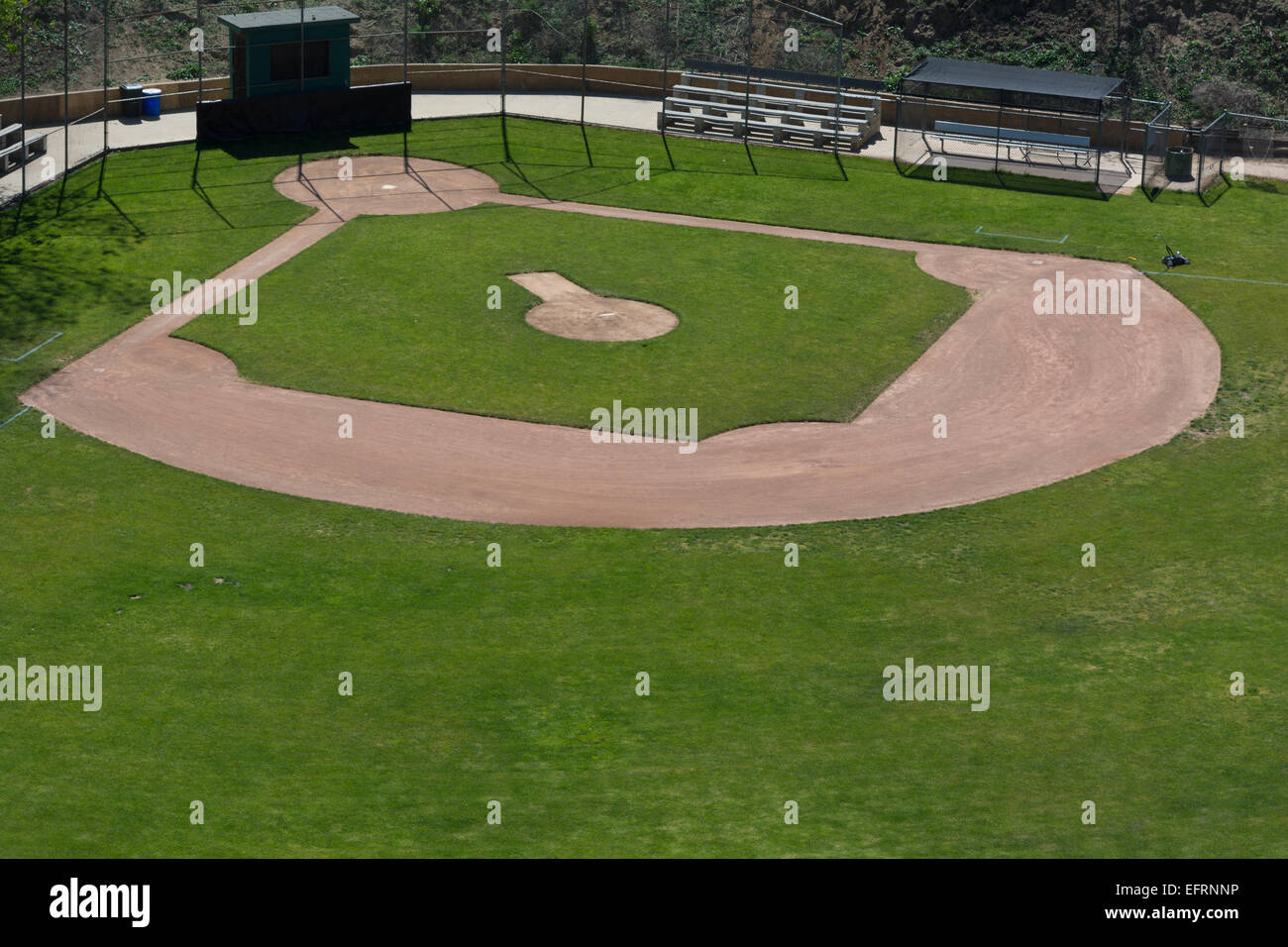 LIttle League baseball field with green grass and dirt Stock Photo Alamy