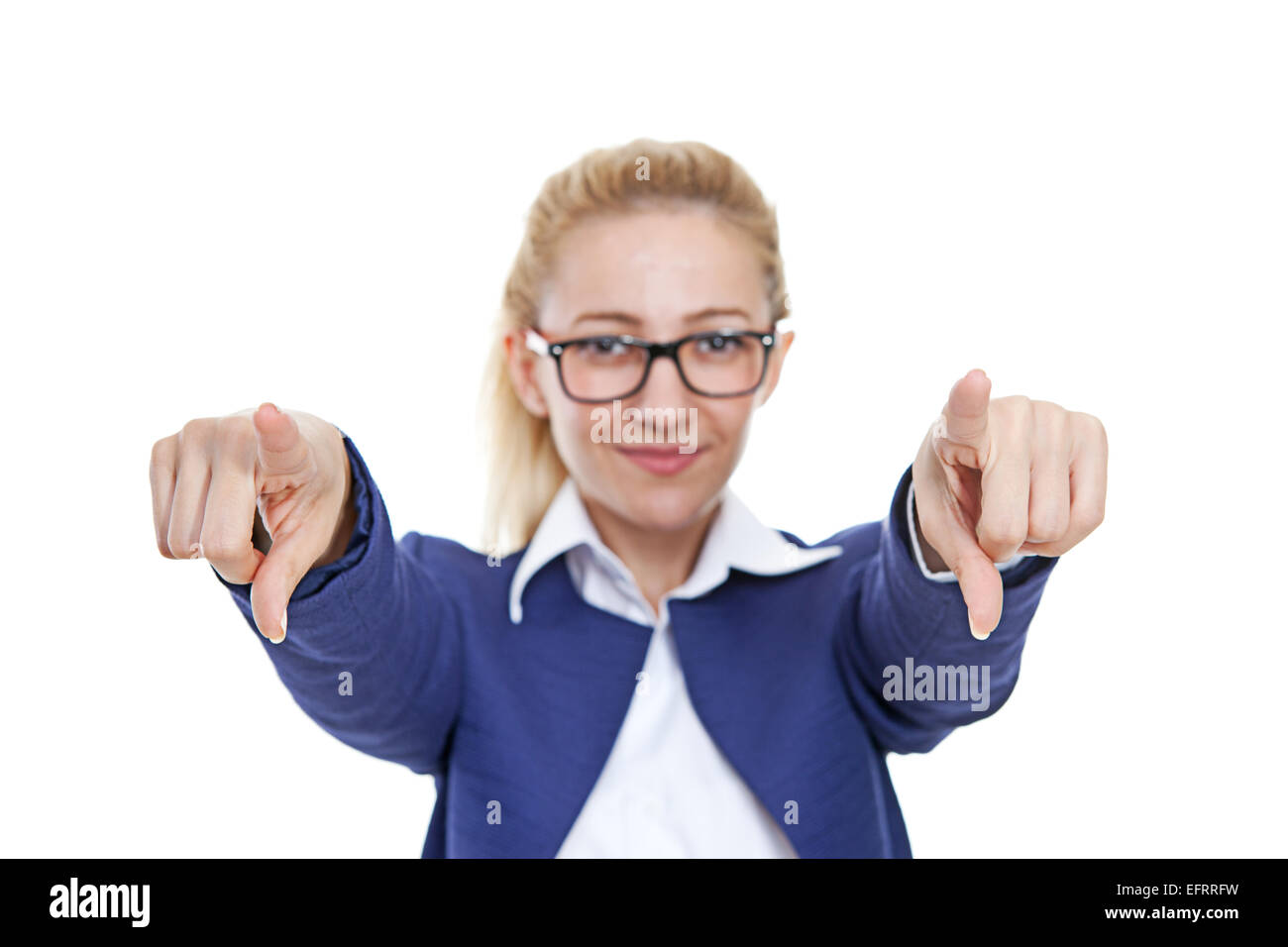 Person pointing at you hi-res stock photography and images - Alamy