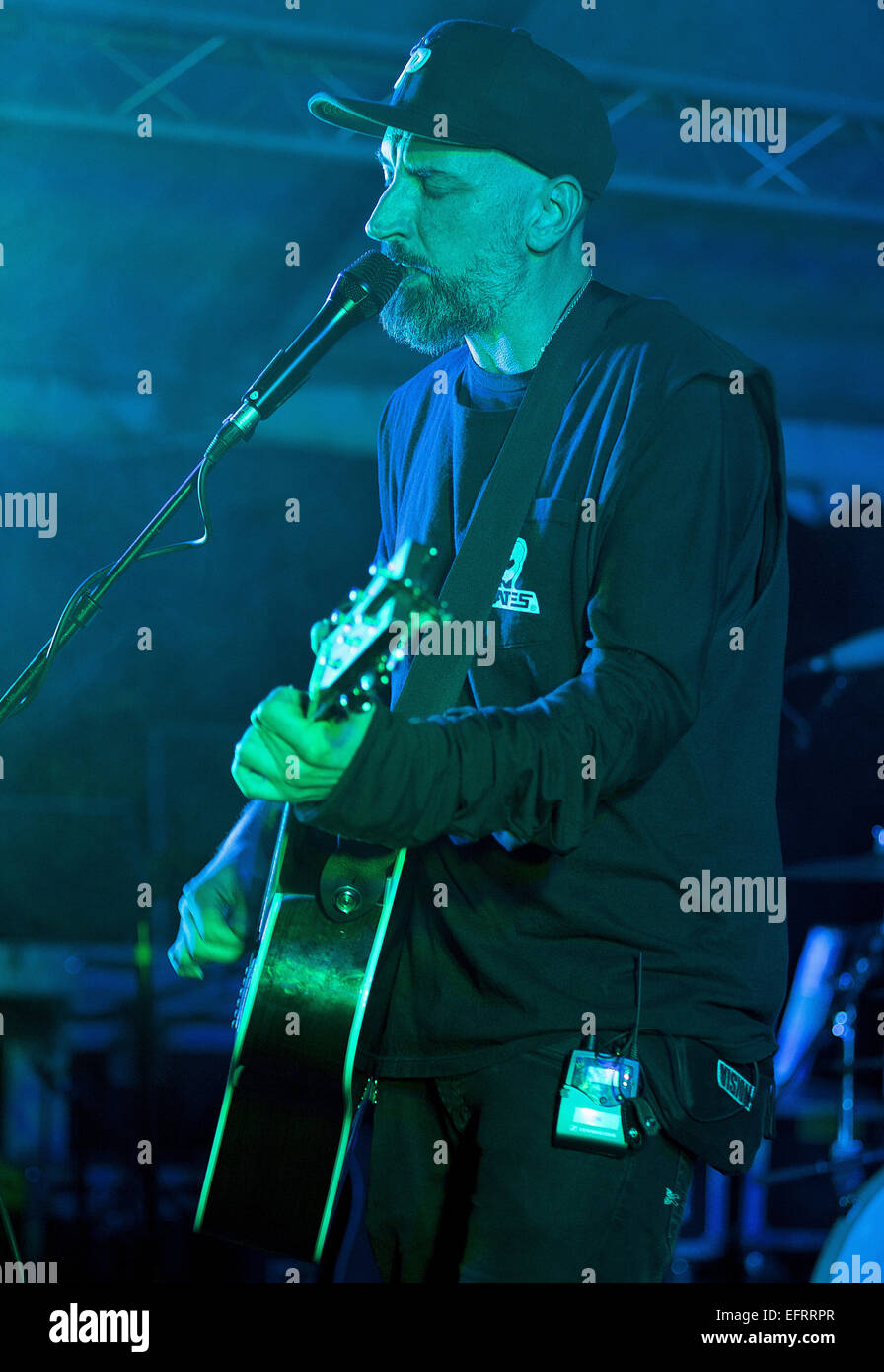 Boardmasters Festival 2014 - Performances  Featuring: Fink,Fin Greenall Where: Newquay, United Kingdom When: 07 Aug 2014 Stock Photo