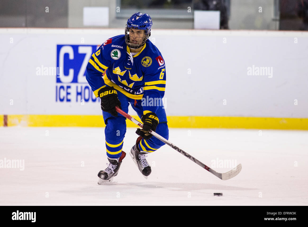 Oliver Kylington Ice Hockey Sweden Five Nations Tournament U18 Stock Photo Alamy