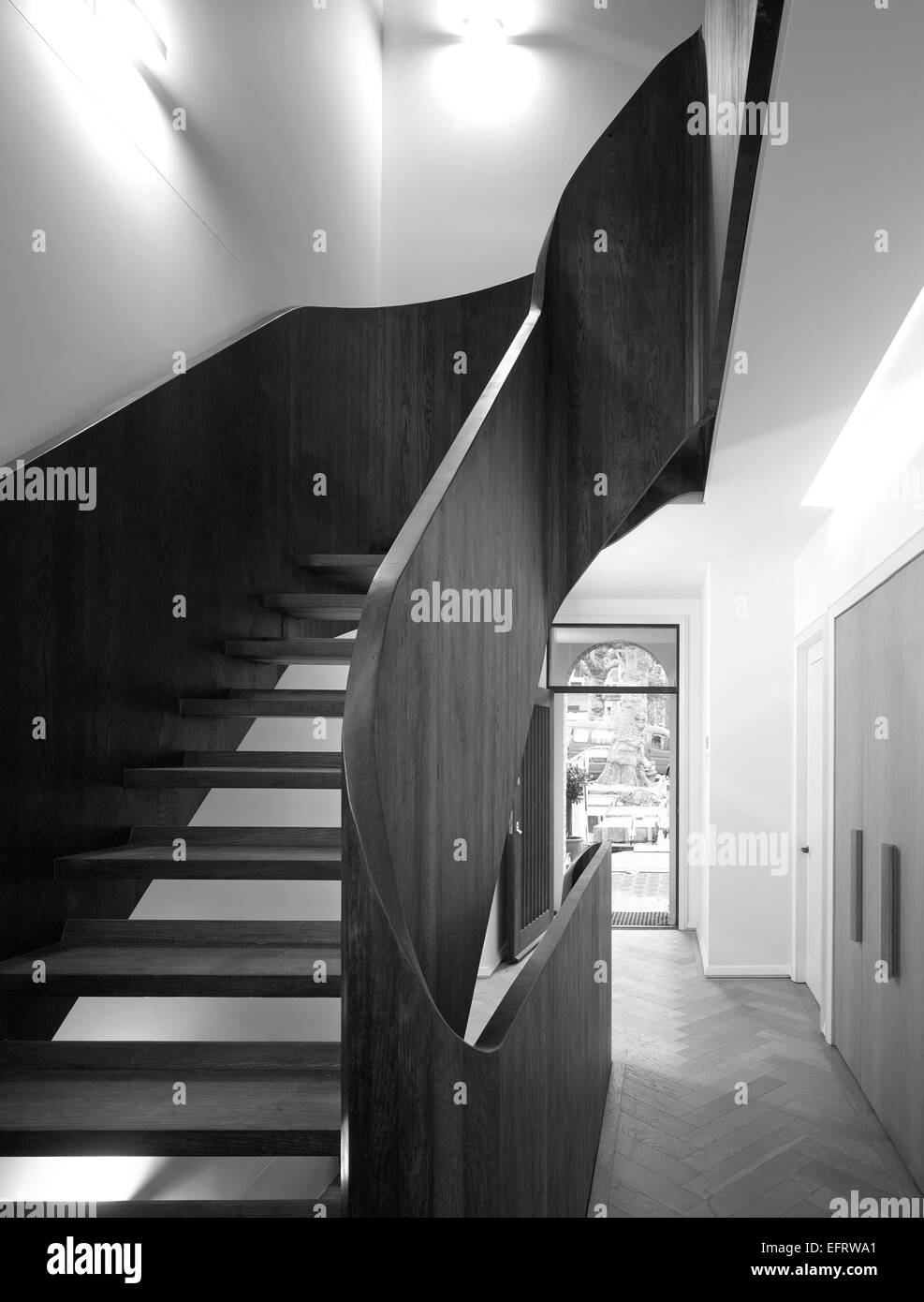 Victorian staircase home Black and White Stock Photos & Images Alamy