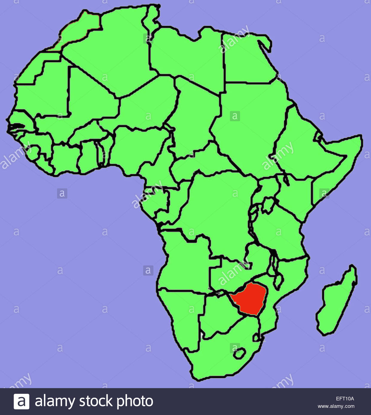 map of africa with zimbabwe        <h3 class=