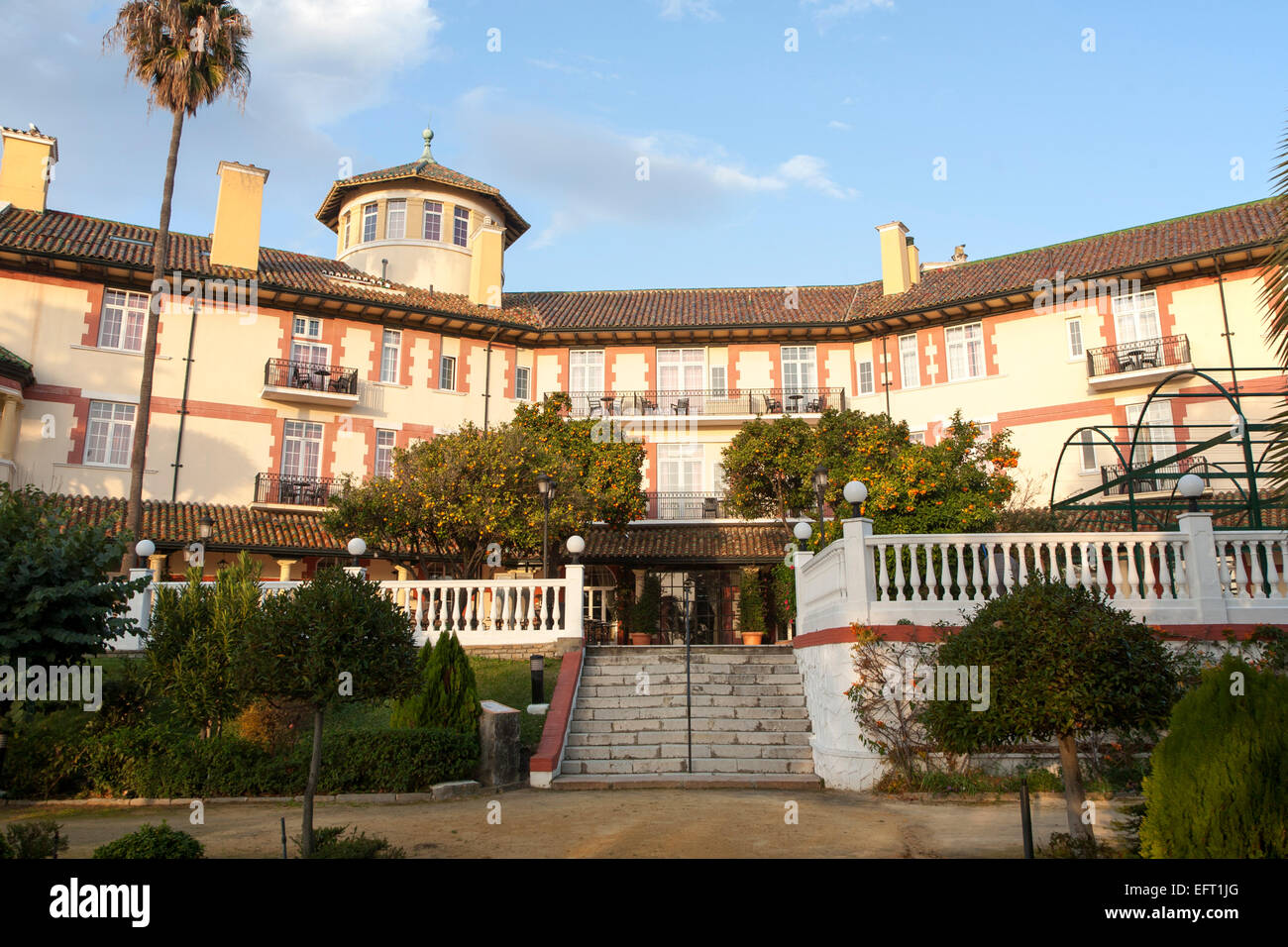 Historic Reina Cristina Hotel Algeciras Spain Stock Photo Alamy