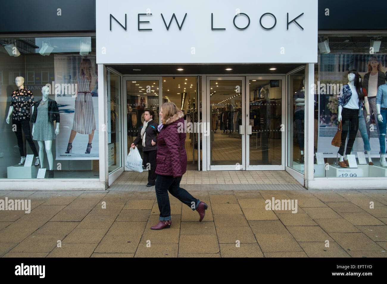 New Look Store, Norwich, Norfolk, UK Fashion retailer New Look said profits  rose by more than a quarter as record online Christmas trading helped it  overcome challenging conditions. Like-for-like sales in the