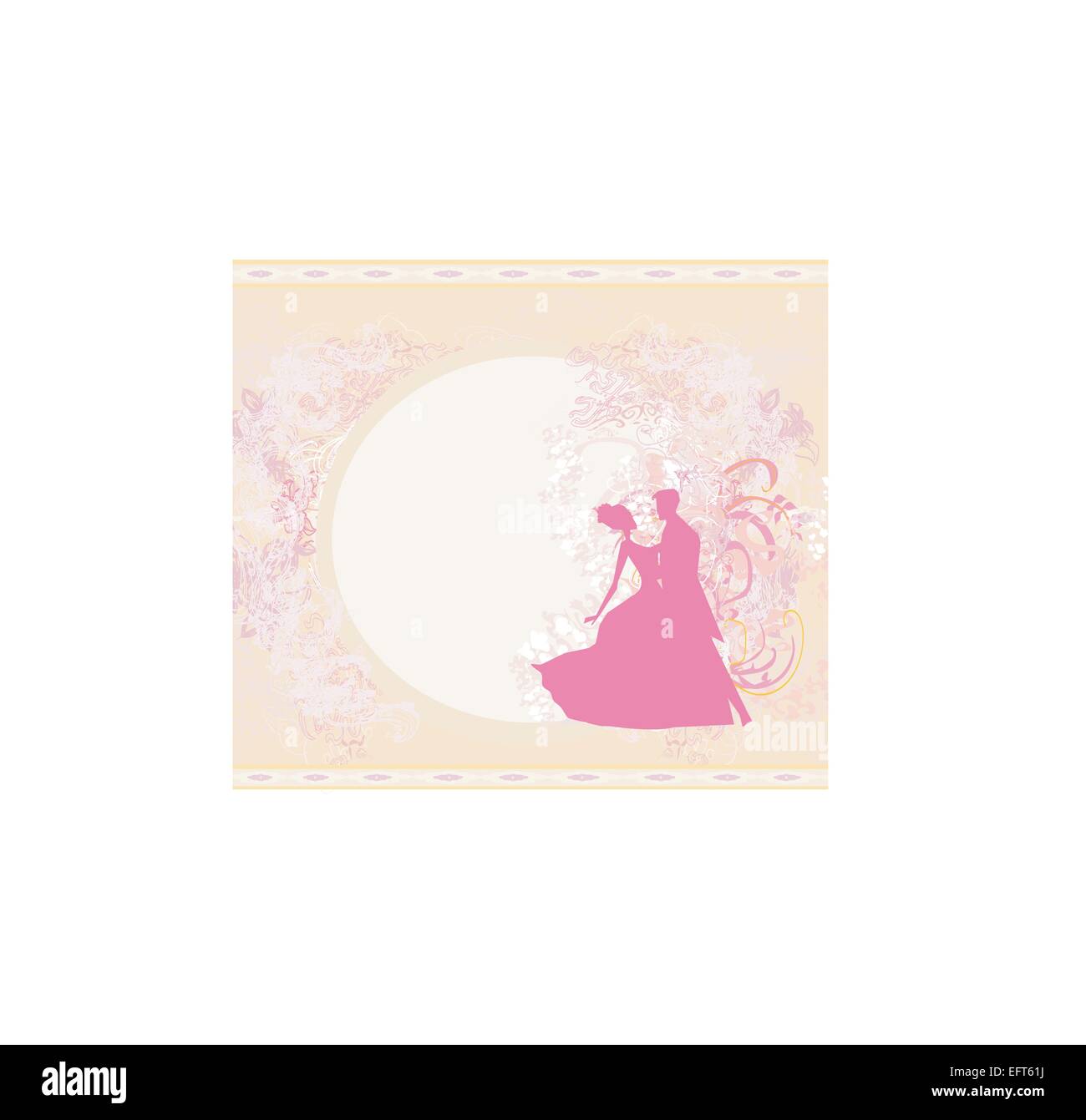 wedding dancing couple background Stock Vector Image & Art - Alamy