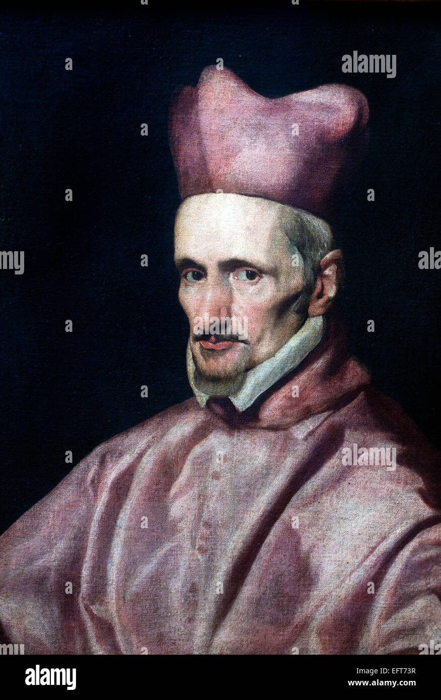 Cardinal Gaspar de Borja Copy after Diego Rodríguez de Silva y Velázquez 1599-1669 Spain Spanish Stock Photo