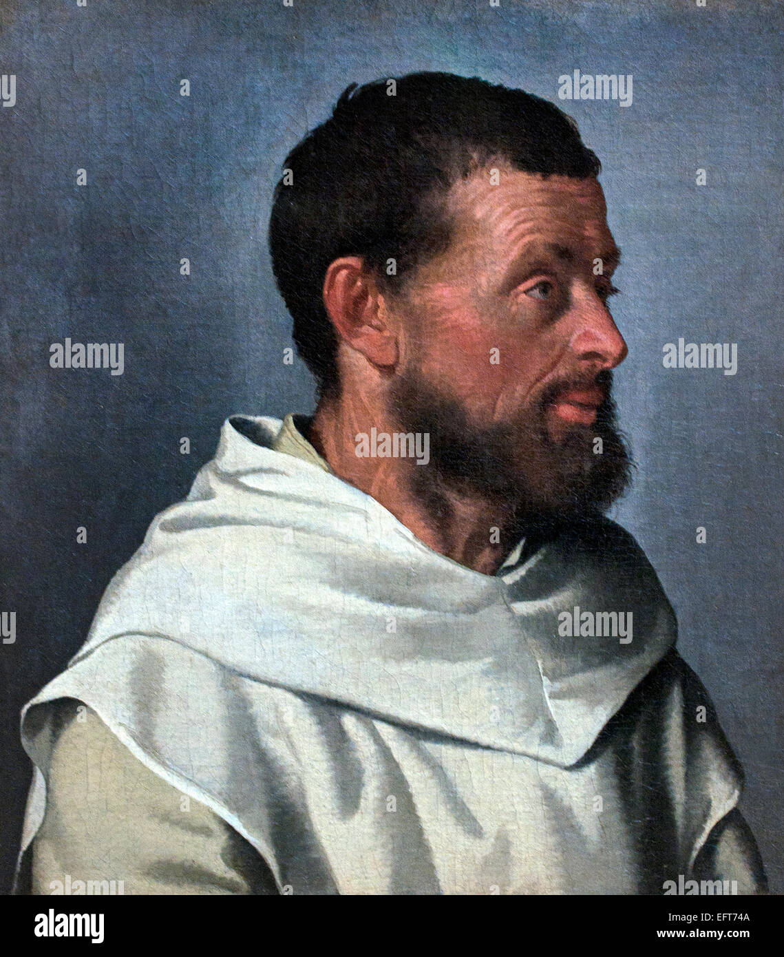 Portrait of a Lay Brother 1559 Giovanni Battista Moroni (1520/24 – 1579)  Italy Italian Stock Photo