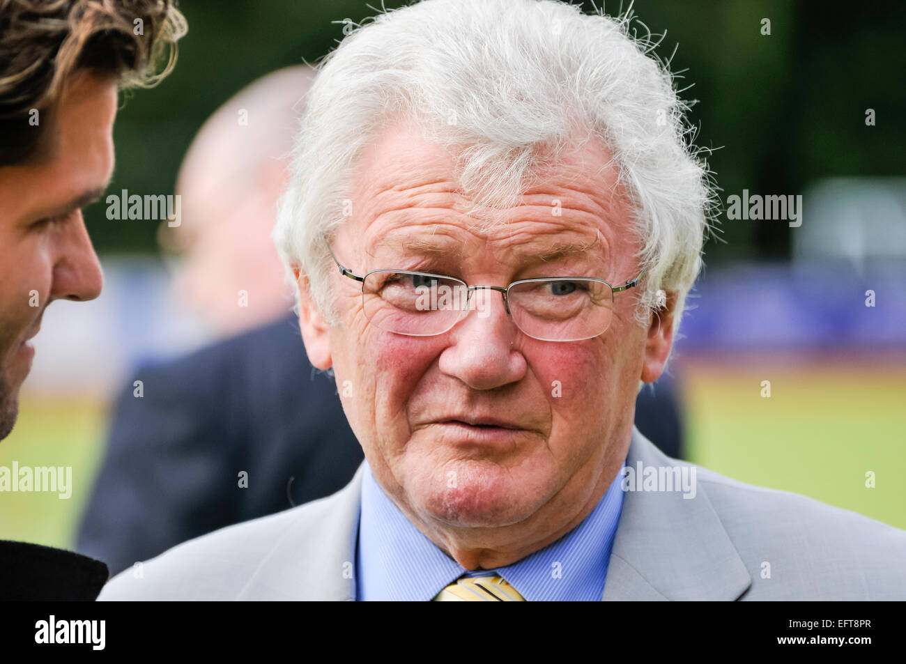 BBC Northern Ireland sports presenter Jackie Fullerton. Stock Photo