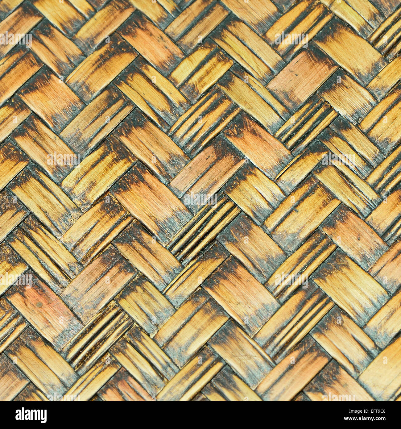 Brown bamboo seamless texture as background Stock Photo
