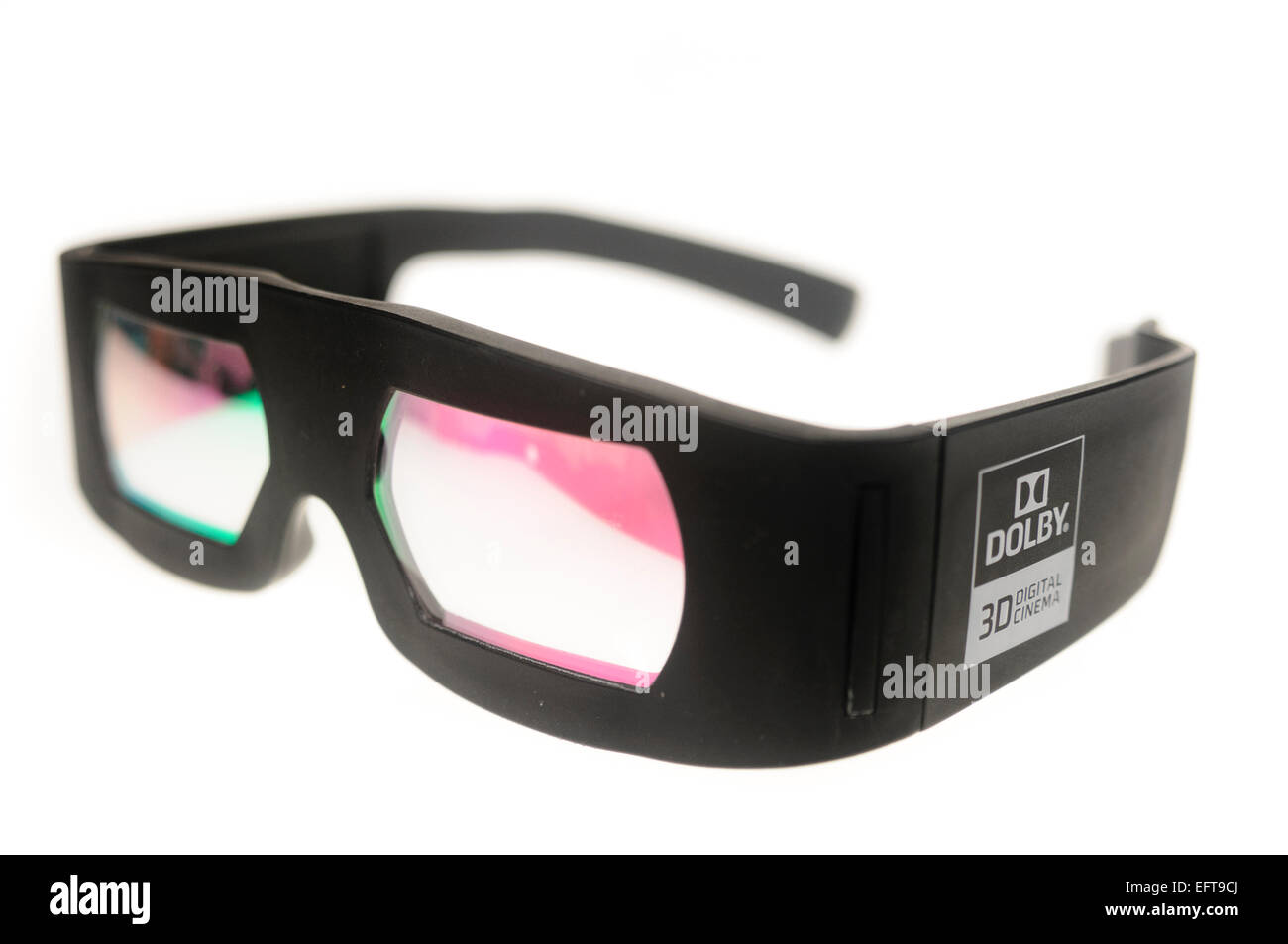 Dolby Digital Cinema 3D glasses Stock Photo