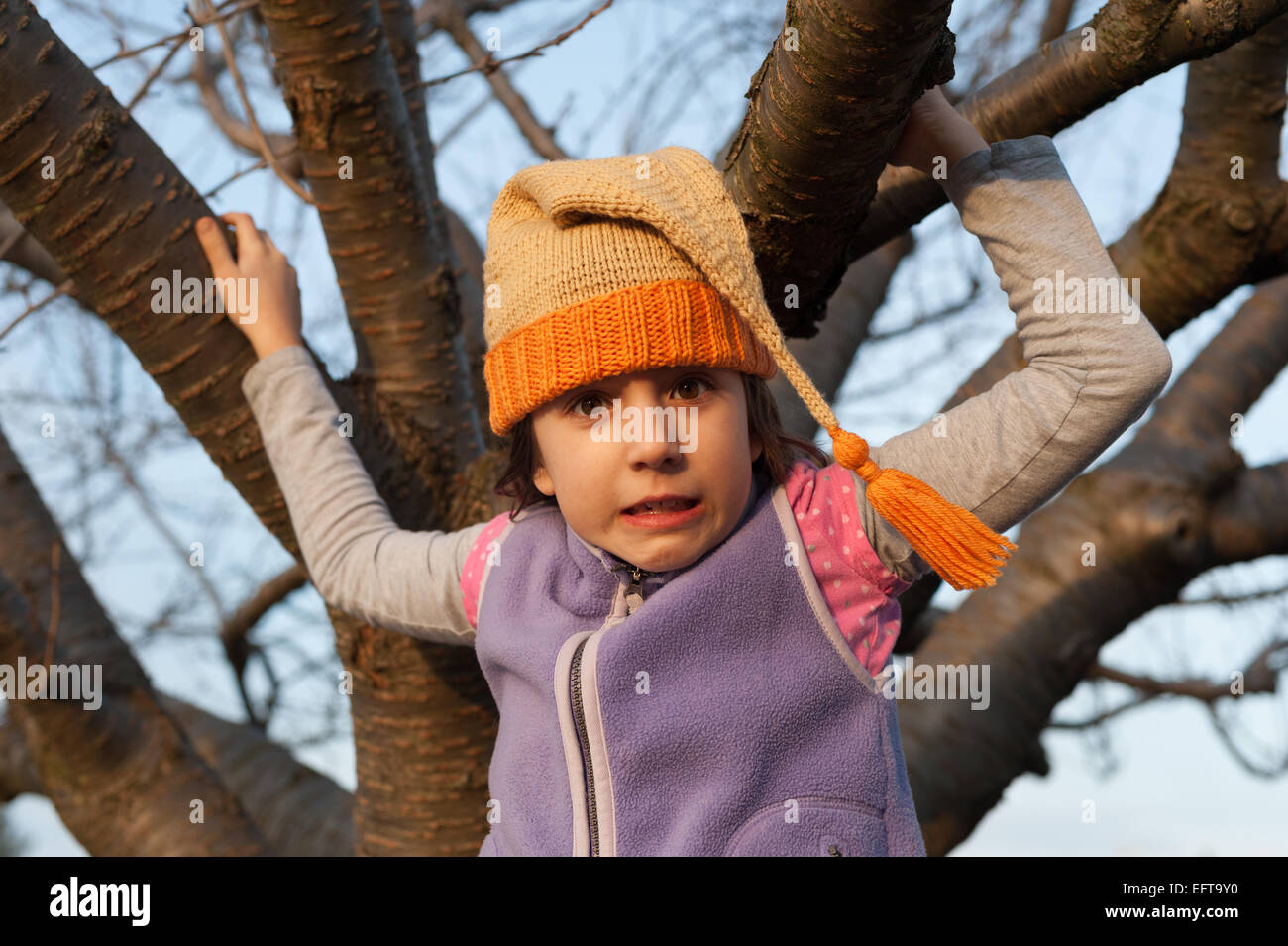 Child scared climb hires stock photography and images Alamy