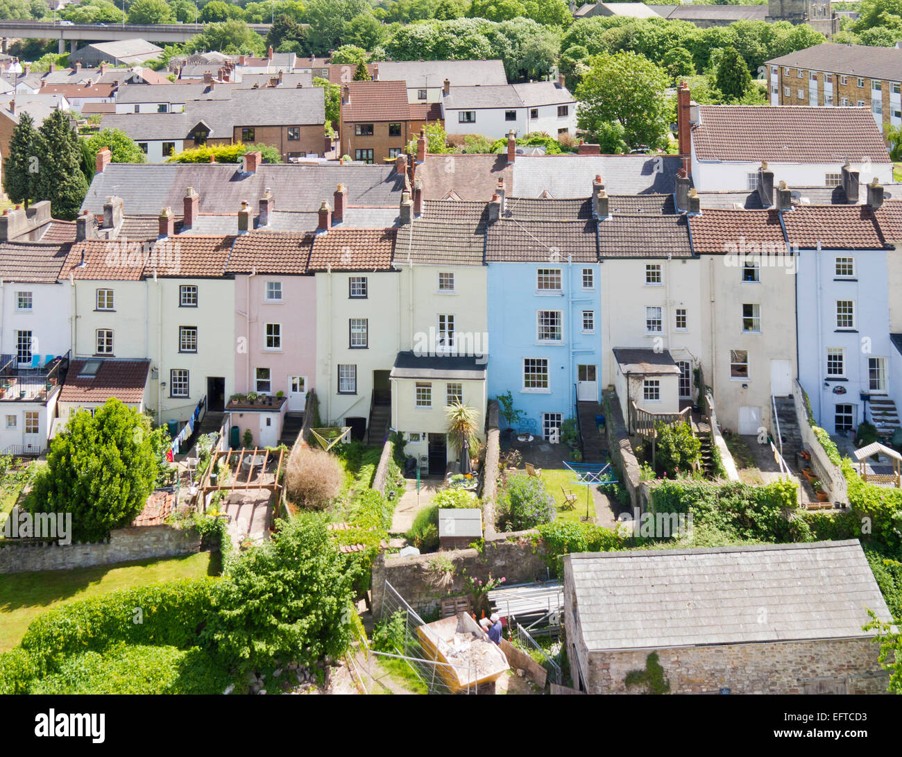 Rear gardens hires stock photography and images Alamy