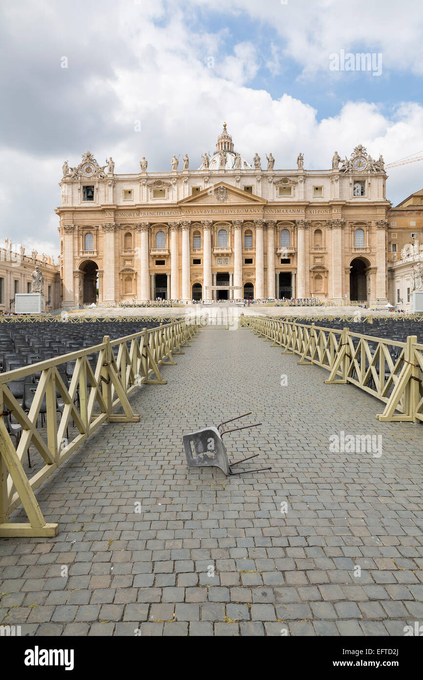 Saint Peter’s square. Rome, Italy Stock Photo