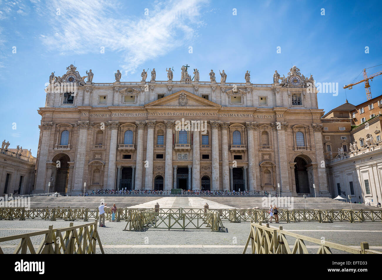 Saint Peter’s cathedral. Rome, Italy Stock Photo