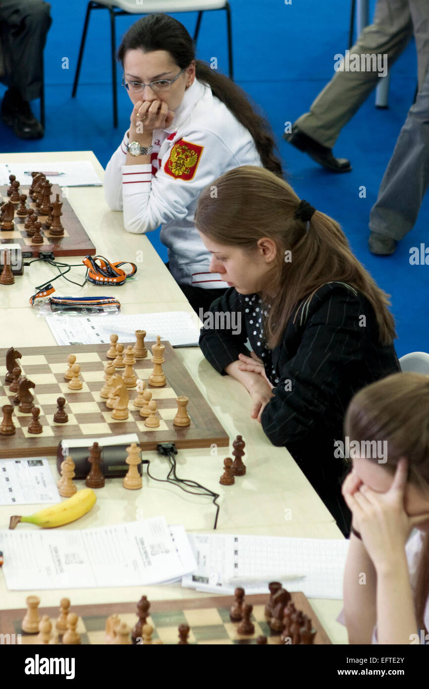 Alexander Alekhine playing simultaneous chess, 1930 Stock Photo - Alamy