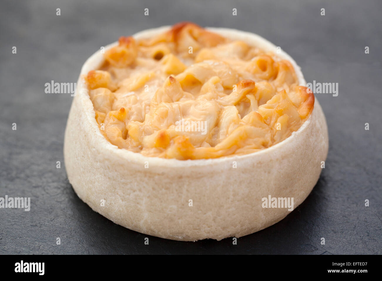 Cheese and Macaroni Pie - A Scottish Delicacy Stock Photo