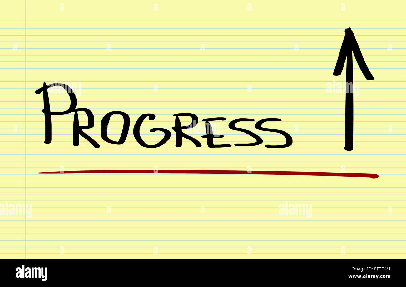 Progress Concept Stock Photo