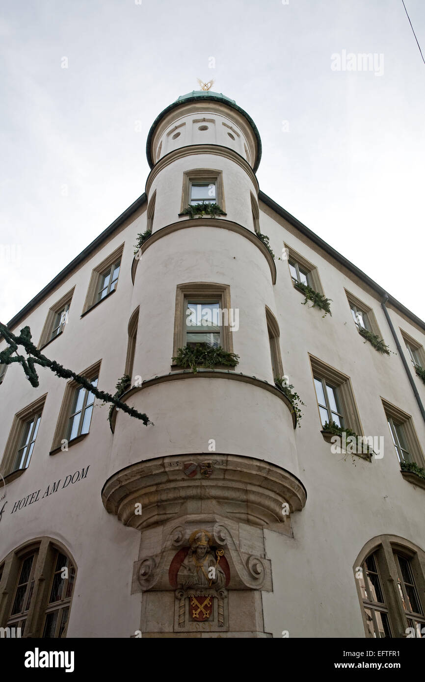 Bischofshof hotel restaurant in Regensburg Germany Stock Photo