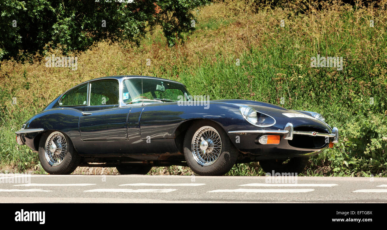 Jaguar E-type Stock Photo