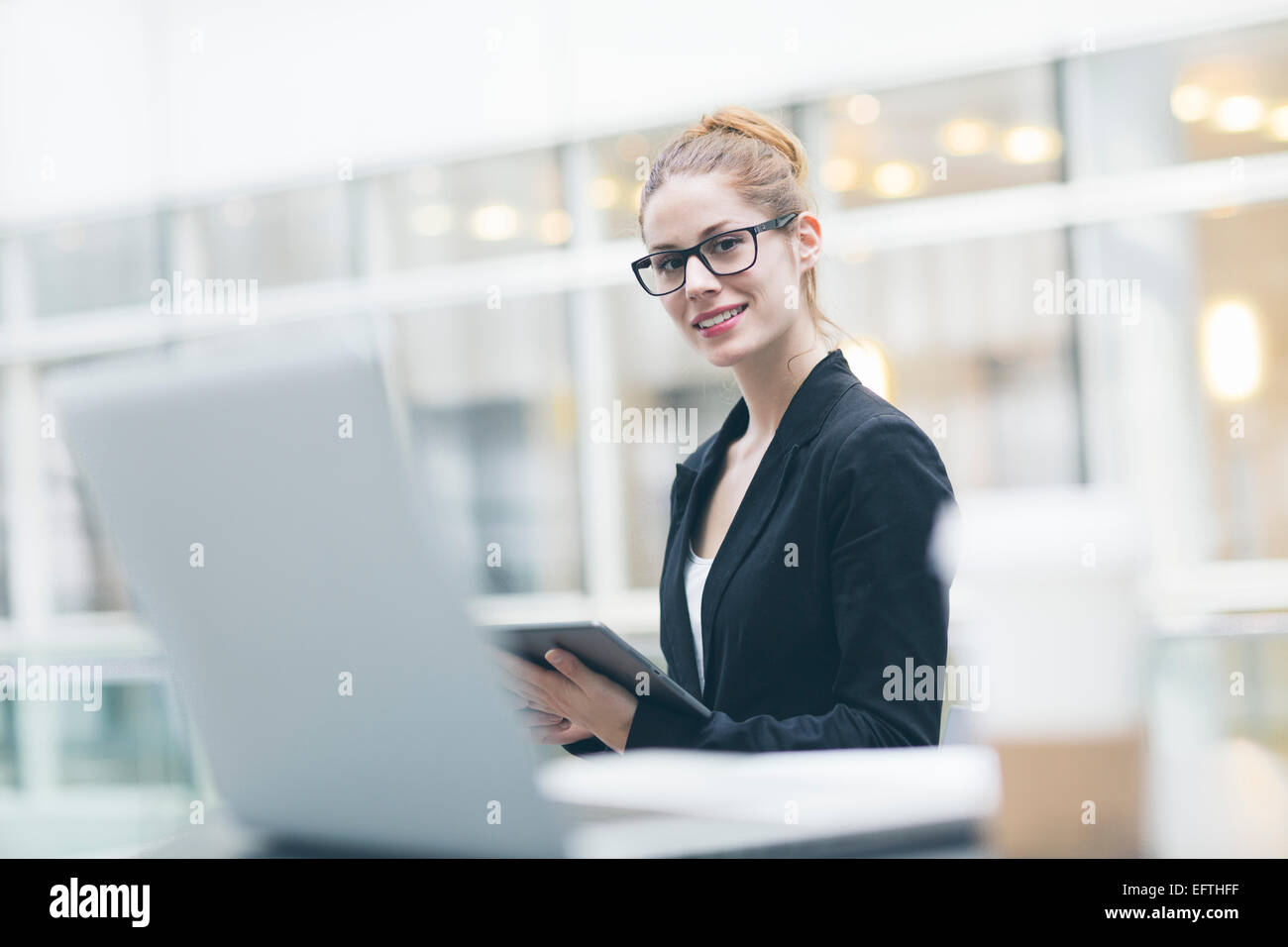 Portrait of businesswoman Stock Photo