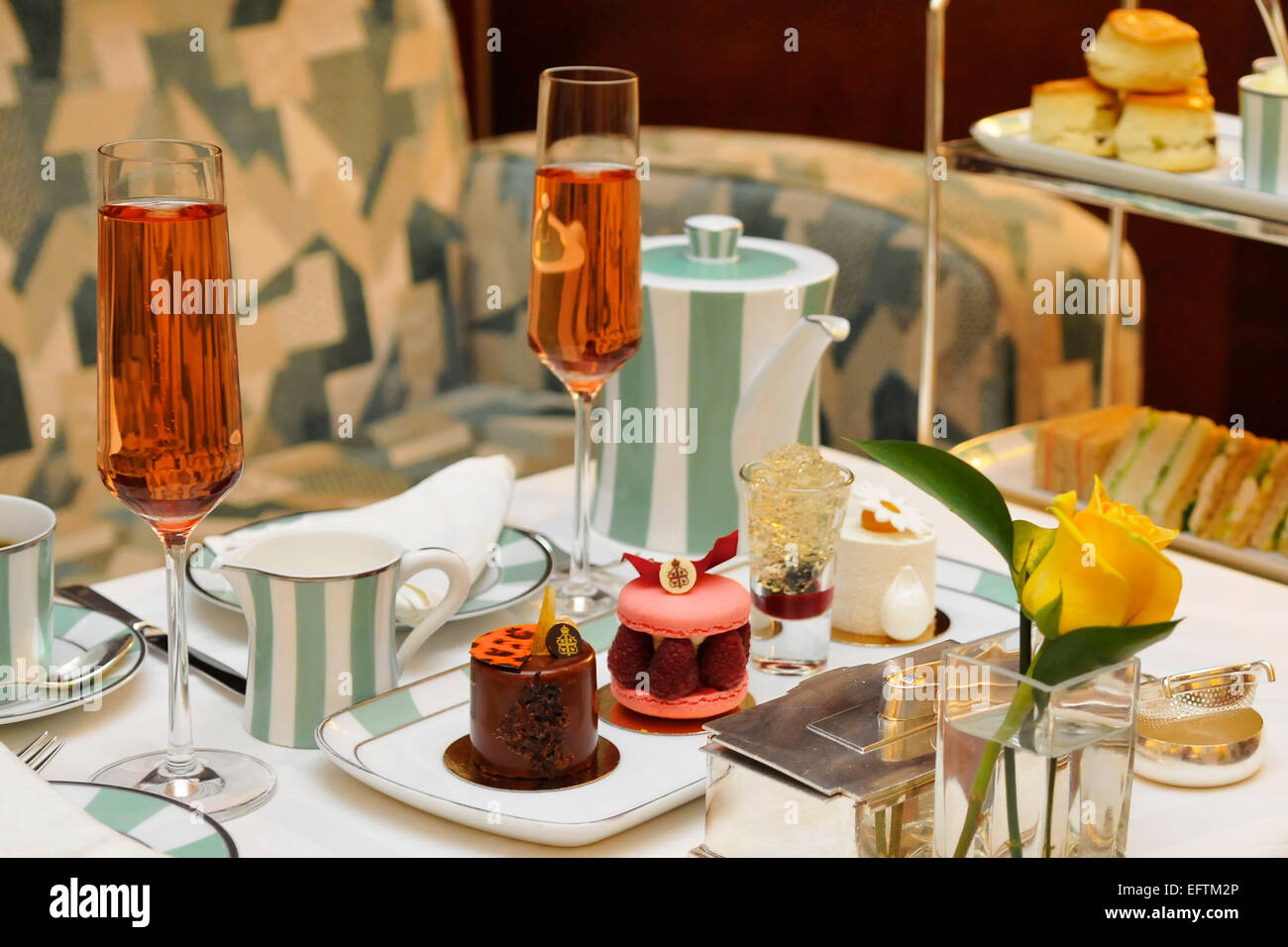 Afternoon Tea at Claridges, London, England, UK Stock Photo Alamy