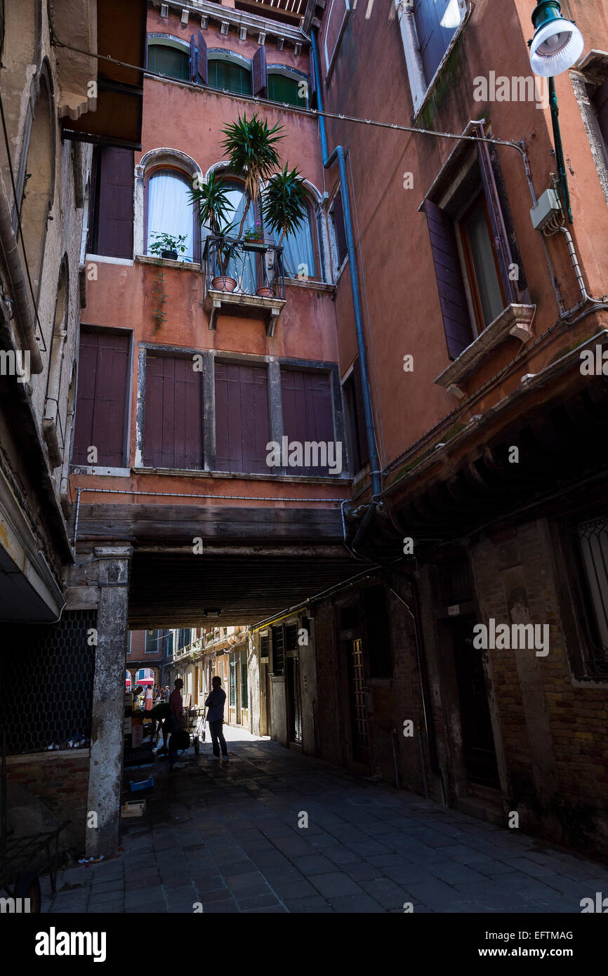 Typical street venice italy hi-res stock photography and images - Alamy